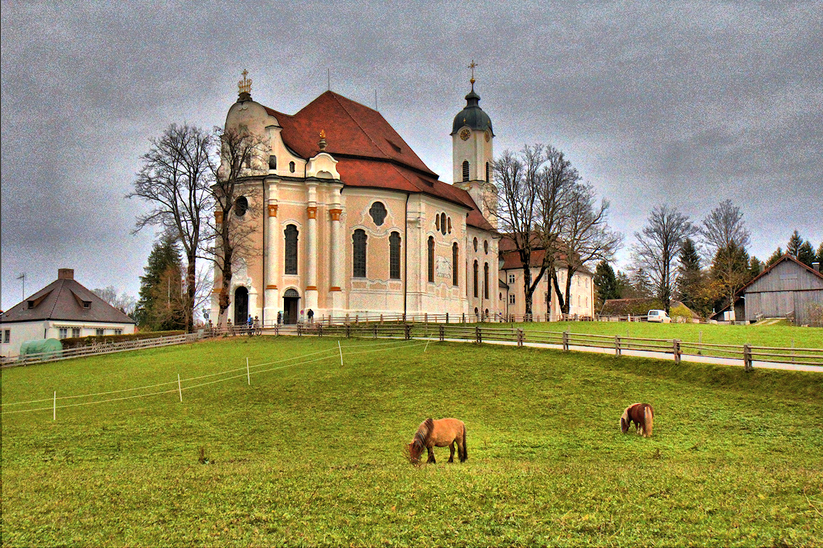 Wieskirche, Steingaden, Bayern